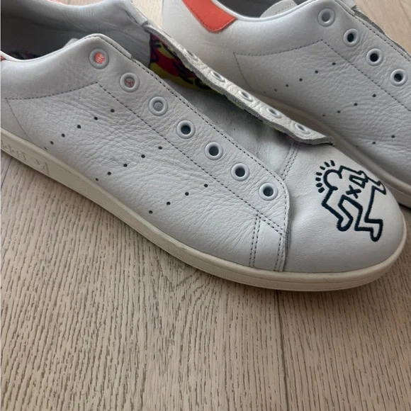 RARE Keith Haring x Adidas Originals Stan Smith Pop Art Sneakers